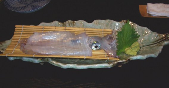 Japan sashimi octopus