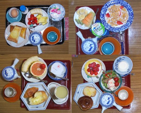 Japan breakfast ryokan